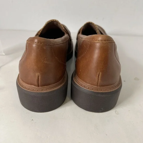 Clarks Collection Leather Loafer w. Tassel Westlynn Bella Tan Leather Sz 8.5 - Picture 4 of 7